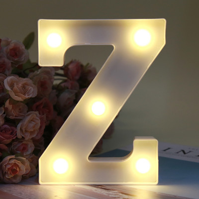 Dekoratiivsed tähed Tähestik täht LED tuled helendavad numbrilampide kaunistused aku öövalgus pidu beebi magamistoa kaunistamine