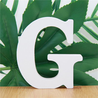 1 vnt. 10 cm medinės raidės Abėcėlė Žodis Raidė Balta Vardas Dizainas Menas Amatai Stovi „Pasidaryk pats“ Gimtadienio vestuvės namų dekoras 3,94 colio