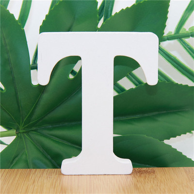 1 vnt. 10 cm medinės raidės Abėcėlė Žodis Raidė Balta Vardas Dizainas Menas Amatai Stovi „Pasidaryk pats“ Gimtadienio vestuvės namų dekoras 3,94 colio