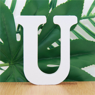 1 vnt. 10 cm medinės raidės Abėcėlė Žodis Raidė Balta Vardas Dizainas Menas Amatai Stovi „Pasidaryk pats“ Gimtadienio vestuvės namų dekoras 3,94 colio