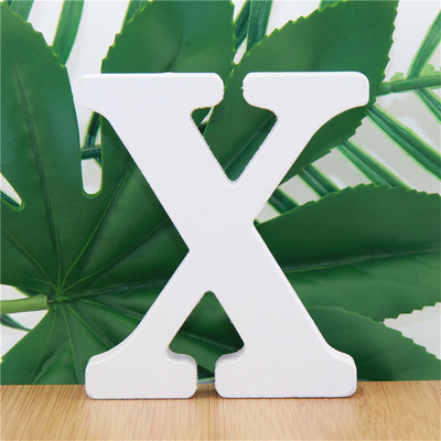 1 vnt. 10 cm medinės raidės Abėcėlė Žodis Raidė Balta Vardas Dizainas Menas Amatai Stovi „Pasidaryk pats“ Gimtadienio vestuvės namų dekoras 3,94 colio