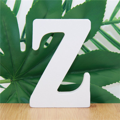 1 vnt. 10 cm medinės raidės Abėcėlė Žodis Raidė Balta Vardas Dizainas Menas Amatai Stovi „Pasidaryk pats“ Gimtadienio vestuvės namų dekoras 3,94 colio