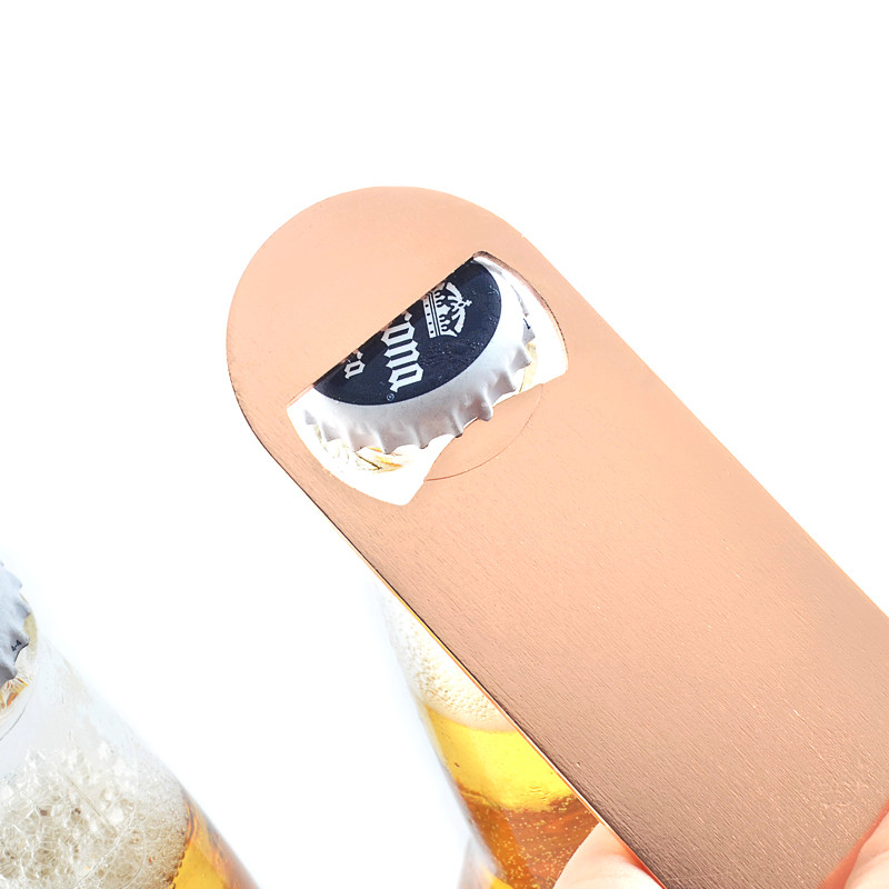 Set de 2 mărimi 1 Deschizător de sticle de bere As de pică Deschizător de capac de sticle cu viteză plată din oțel inoxidabil Dispozitiv de îndepărtare a lamei de bară Instrument de bucătărie