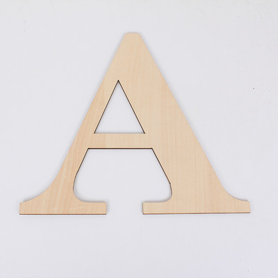 30CM PRADŽIA Anglų abėcėlė Mediena Didelės dekoratyvinės raidės namo hebrajų kalba Medinės raidės Svetainės Namo sienų apdaila