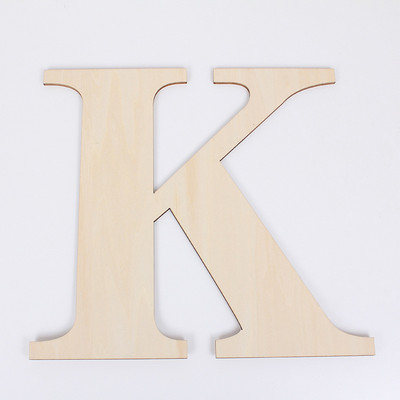30CM PRADŽIA Anglų abėcėlė Mediena Didelės dekoratyvinės raidės namo hebrajų kalba Medinės raidės Svetainės Namo sienų apdaila