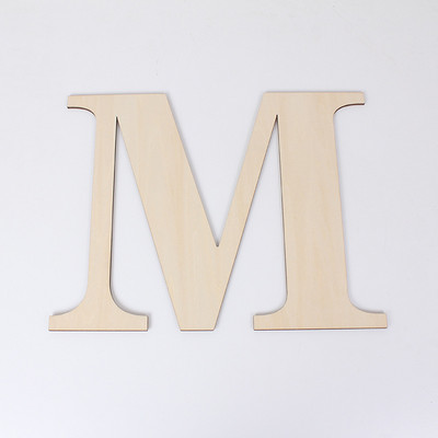 30CM PRADŽIA Anglų abėcėlė Mediena Didelės dekoratyvinės raidės namo hebrajų kalba Medinės raidės Svetainės Namo sienų apdaila