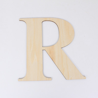 30CM PRADŽIA Anglų abėcėlė Mediena Didelės dekoratyvinės raidės namo hebrajų kalba Medinės raidės Svetainės Namo sienų apdaila