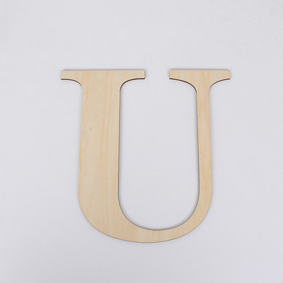 30CM PRADŽIA Anglų abėcėlė Mediena Didelės dekoratyvinės raidės namo hebrajų kalba Medinės raidės Svetainės Namo sienų apdaila