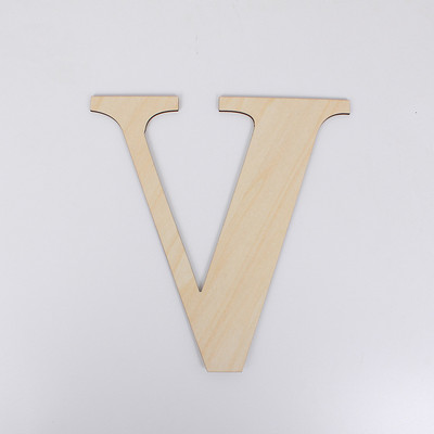 30CM PRADŽIA Anglų abėcėlė Mediena Didelės dekoratyvinės raidės namo hebrajų kalba Medinės raidės Svetainės Namo sienų apdaila