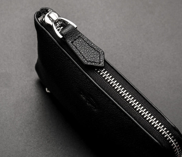 Portofel barbatesc din piele ecologica cu inchidere metalica