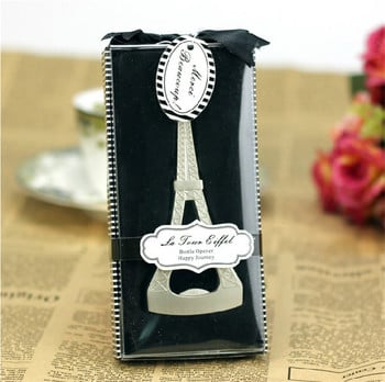 Νέο Creative Eiffel Tower Shape Beer Wine Opener Chrome Can Beer Bottle opener Kitchen Bar for Wedding Party Favor Gifts