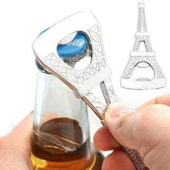 Νέο Creative Eiffel Tower Shape Beer Wine Opener Chrome Can Beer Bottle opener Kitchen Bar for Wedding Party Favor Gifts