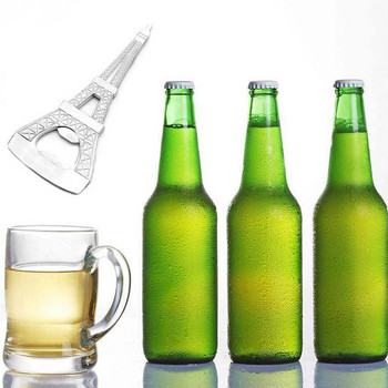 Νέο Creative Eiffel Tower Shape Beer Wine Opener Chrome Can Beer Bottle opener Kitchen Bar for Wedding Party Favor Gifts