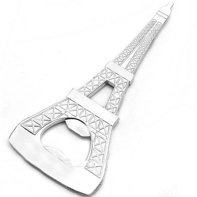 Νέο Creative Eiffel Tower Shape Beer Wine Opener Chrome Can Beer Bottle opener Kitchen Bar for Wedding Party Favor Gifts