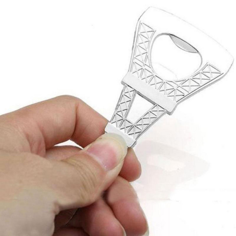 Νέο Creative Eiffel Tower Shape Beer Wine Opener Chrome Can Beer Bottle opener Kitchen Bar for Wedding Party Favor Gifts