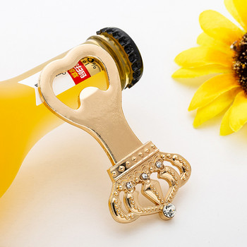 Creative Beer Crown Golden Bottle Opener European and American Personalized Wedding Supplies Πρακτικά δώρα γάμου για επισκέπτες