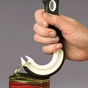 Отварачка за консерви с дърпаща кука с пръстен Нехлъзгаща се ръчна лента Отваряне на капака за бира Отварачка за консерви Отварачка за бутилки Кухненски инструмент