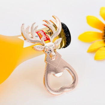 Χριστουγεννιάτικο δώρο Deer Head Bottle Opener Beer Bottle Deer Giveaway πάρτι γενεθλίων Γάμου Μικρό δώρο για επισκέπτη