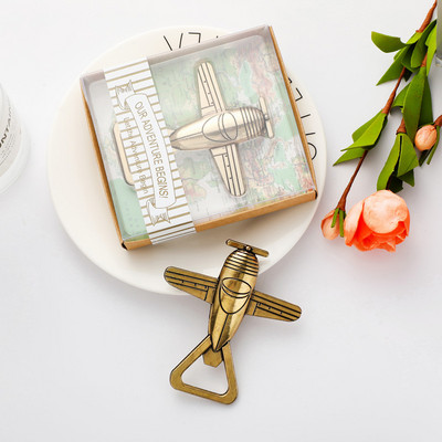 Bronze Helicopter Shape Beer Bottle Opener Personality Alloy Μικρά δώρα γάμου για τους επισκέπτες Διακόσμηση μπαρ Ανοιχτήρι Κουζίνα Gadgets