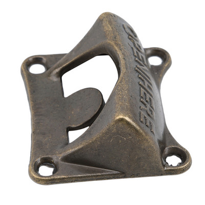 Creative Wall kamščiatraukis Antikvarinis alaus butelių atidarytuvas Cinko lydinio sieninis kamščiatraukis Ant sienos tvirtinamas kamščiatraukis virtuvės prietaisų priedai