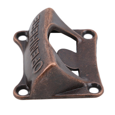 Creative Wall kamščiatraukis Antikvarinis alaus butelių atidarytuvas Cinko lydinio sieninis kamščiatraukis Ant sienos tvirtinamas kamščiatraukis virtuvės prietaisų priedai