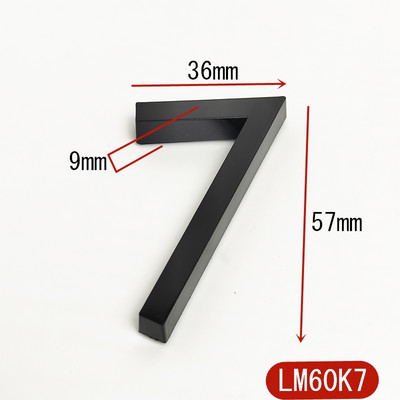 5,8 cm 3D lipnios modernios durų numerio lentelės durų lentelės numeris namo numeris viešbučio kambario adreso skaitmenys lipduko ženklo etiketė „pasidaryk pats“