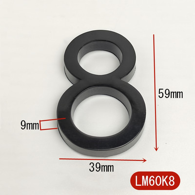 5,8 cm 3D lipnios modernios durų numerio lentelės durų lentelės numeris namo numeris viešbučio kambario adreso skaitmenys lipduko ženklo etiketė „pasidaryk pats“