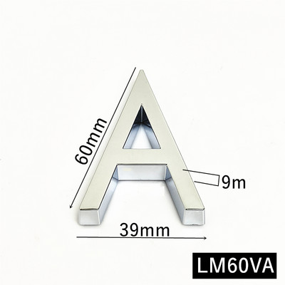 5,8 cm 3D lipnios modernios durų numerio lentelės durų lentelės numeris namo numeris viešbučio kambario adreso skaitmenys lipduko ženklo etiketė „pasidaryk pats“