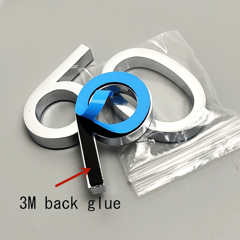 5,8 cm 3D lipnios modernios durų numerio lentelės durų lentelės numeris namo numeris viešbučio kambario adreso skaitmenys lipduko ženklo etiketė „pasidaryk pats“