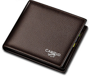 Portofel din piele model nou pentru barbati