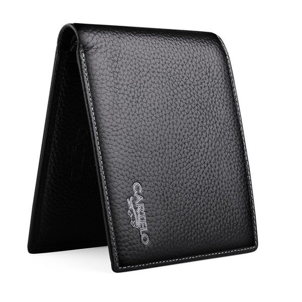 Portofel din piele model nou pentru barbati