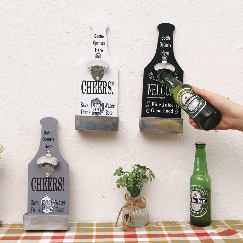 Otvarač za limenke Kreativnost Vintage zidni otvarač za boce Zidni bar Otvarač za staklene boce piva Uređenje doma Kuhinjski alati