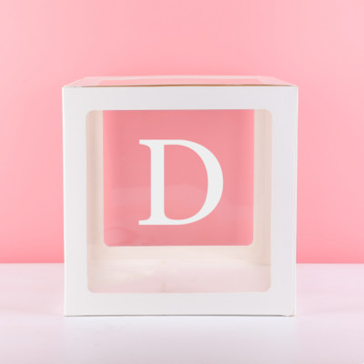 30cm Μεγάλα Διακοσμητικά Γράμματα ΑΩ Κουτί Όνομα μωρού Μπαλόνι Κουτί Μπαλόνι Ντους Διακόσμηση πάρτι 1ου Γενέθλια Letras Decorativas