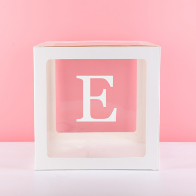 30cm Μεγάλα Διακοσμητικά Γράμματα ΑΩ Κουτί Όνομα μωρού Μπαλόνι Κουτί Μπαλόνι Ντους Διακόσμηση πάρτι 1ου Γενέθλια Letras Decorativas