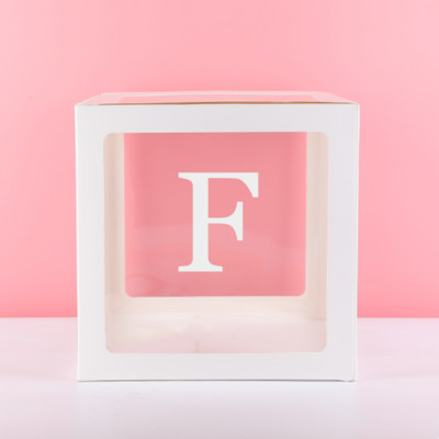 30cm Μεγάλα Διακοσμητικά Γράμματα ΑΩ Κουτί Όνομα μωρού Μπαλόνι Κουτί Μπαλόνι Ντους Διακόσμηση πάρτι 1ου Γενέθλια Letras Decorativas