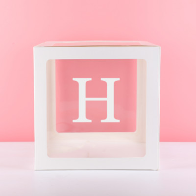 30cm Μεγάλα Διακοσμητικά Γράμματα ΑΩ Κουτί Όνομα μωρού Μπαλόνι Κουτί Μπαλόνι Ντους Διακόσμηση πάρτι 1ου Γενέθλια Letras Decorativas