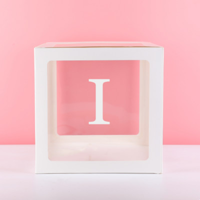 30cm Μεγάλα Διακοσμητικά Γράμματα ΑΩ Κουτί Όνομα μωρού Μπαλόνι Κουτί Μπαλόνι Ντους Διακόσμηση πάρτι 1ου Γενέθλια Letras Decorativas