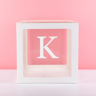 30cm Μεγάλα Διακοσμητικά Γράμματα ΑΩ Κουτί Όνομα μωρού Μπαλόνι Κουτί Μπαλόνι Ντους Διακόσμηση πάρτι 1ου Γενέθλια Letras Decorativas