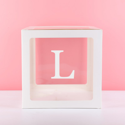 30cm Μεγάλα Διακοσμητικά Γράμματα ΑΩ Κουτί Όνομα μωρού Μπαλόνι Κουτί Μπαλόνι Ντους Διακόσμηση πάρτι 1ου Γενέθλια Letras Decorativas