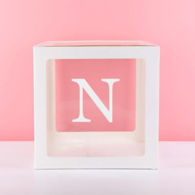 30cm Μεγάλα Διακοσμητικά Γράμματα ΑΩ Κουτί Όνομα μωρού Μπαλόνι Κουτί Μπαλόνι Ντους Διακόσμηση πάρτι 1ου Γενέθλια Letras Decorativas