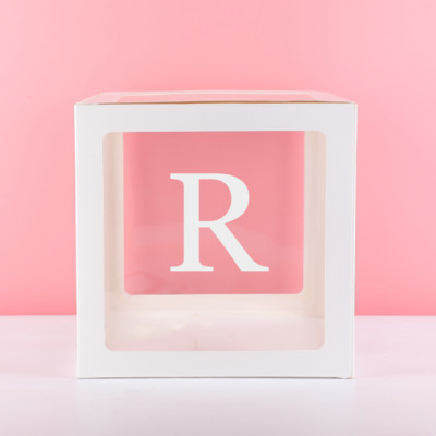 30cm Μεγάλα Διακοσμητικά Γράμματα ΑΩ Κουτί Όνομα μωρού Μπαλόνι Κουτί Μπαλόνι Ντους Διακόσμηση πάρτι 1ου Γενέθλια Letras Decorativas