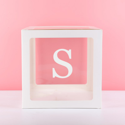 30cm Μεγάλα Διακοσμητικά Γράμματα ΑΩ Κουτί Όνομα μωρού Μπαλόνι Κουτί Μπαλόνι Ντους Διακόσμηση πάρτι 1ου Γενέθλια Letras Decorativas