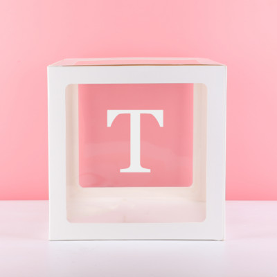 30cm Μεγάλα Διακοσμητικά Γράμματα ΑΩ Κουτί Όνομα μωρού Μπαλόνι Κουτί Μπαλόνι Ντους Διακόσμηση πάρτι 1ου Γενέθλια Letras Decorativas