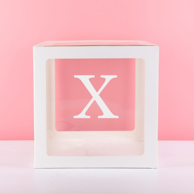 30cm Μεγάλα Διακοσμητικά Γράμματα ΑΩ Κουτί Όνομα μωρού Μπαλόνι Κουτί Μπαλόνι Ντους Διακόσμηση πάρτι 1ου Γενέθλια Letras Decorativas