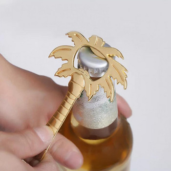 Δημιουργικό ανοιχτήρι μπουκαλιών Μπομπονιέρες γάμου σε σχήμα δέντρου καρύδας Χρώμα φοίνικα Ανοιχτήρι μπουκαλιών κρασιού Ανοιχτήρι μπουκαλιών μπύρας για Εργαλείο μπαρ στο σπίτι