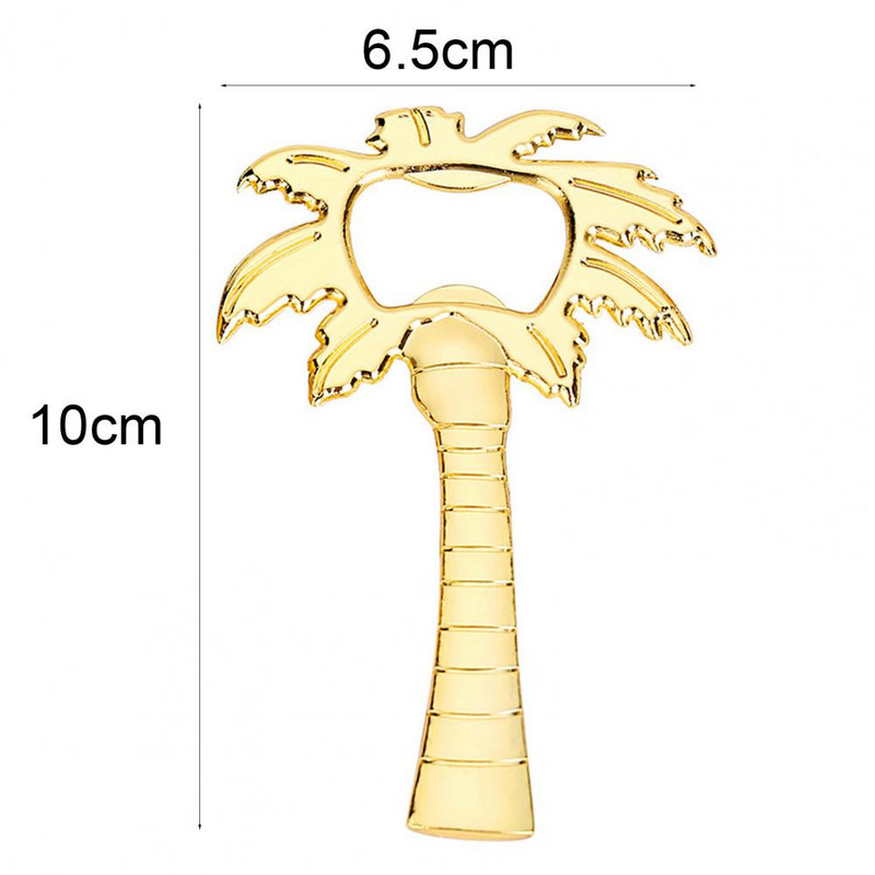 Loominguline pudeliavaja kookospähklipuu kujuga pulmade soosib Palmi kullavärvi veinipudeliavaja õllepudeliavaja kodubaari tööriista jaoks
