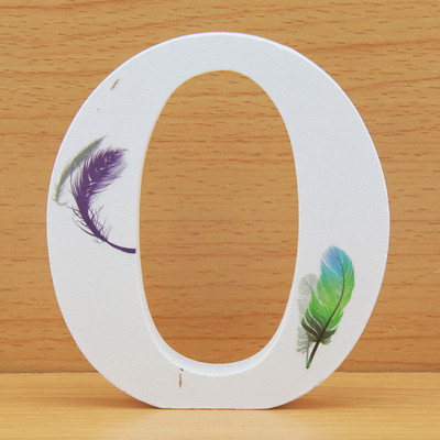 DIY 10 cm lucrat manual în formă de animal nuntă pene litere din lemn decorare litere colorate cuvînt litere nume design artizanat