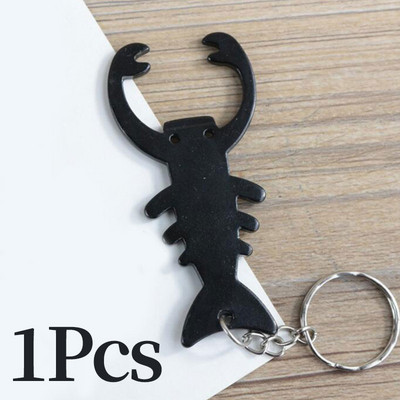 Mini deschizător de sticle de creveți Deschis de sticle de homar Deschis de sticle Scorpion Deschizător de sticle portabil cu breloc Breloc acasă