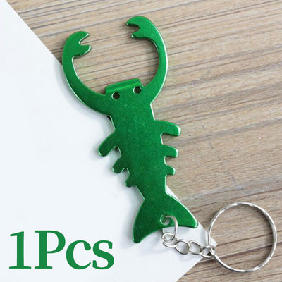 Mini deschizător de sticle de creveți Deschis de sticle de homar Deschis de sticle Scorpion Deschizător de sticle portabil cu breloc Breloc acasă