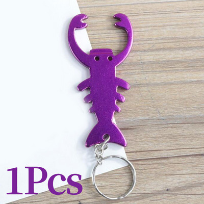 Mini deschizător de sticle de creveți Deschis de sticle de homar Deschis de sticle Scorpion Deschizător de sticle portabil cu breloc Breloc acasă